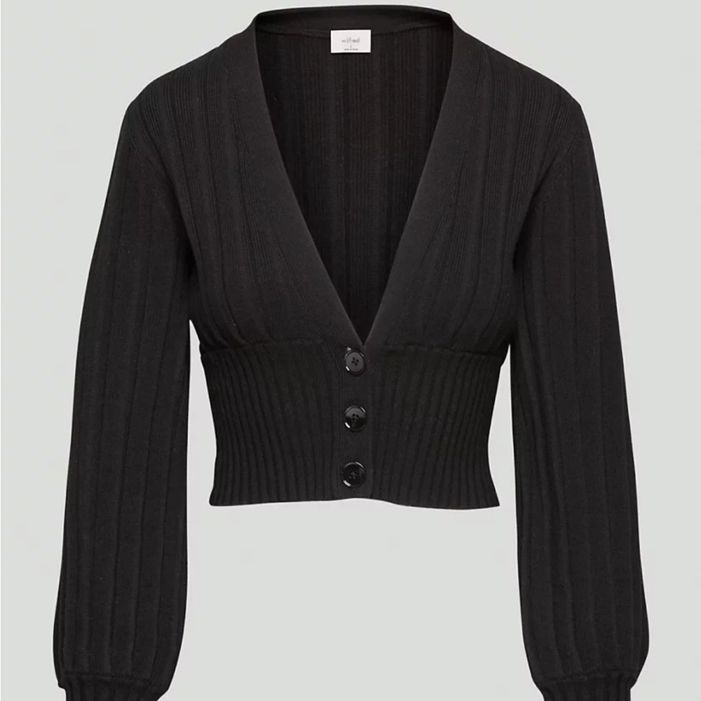 Wilfred Plunge Front Cardigan